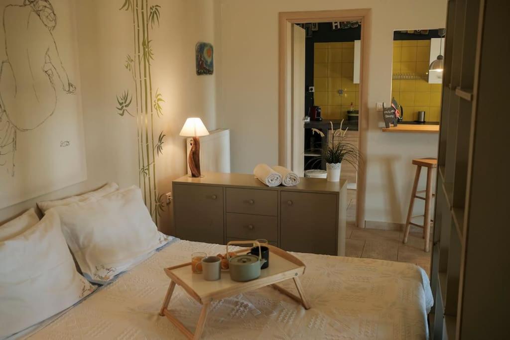 Apartment With Garden In Thessaloniki. Exterior photo